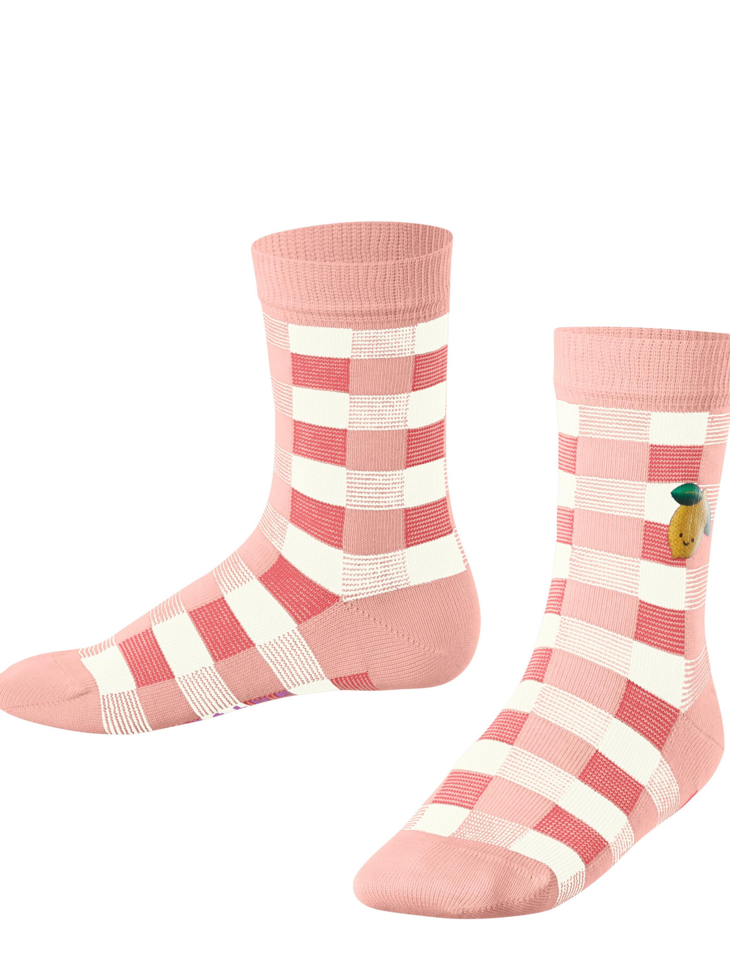 FALKE Socken 'Lemon Patch'‌‌‌‌‌‌ in Pink: Vorderseite