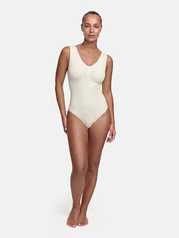 cfab (formerly creamy fabrics) Shapingbody 'Tank Bodysuit Sculpting Shapewear mit String'‌‌‌‌‌‌ in Beige