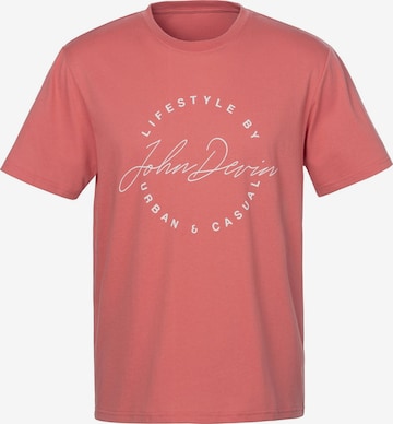 JOHN DEVIN Shirt in Orange: front