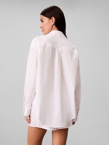 Calvin Klein Slaapshirt in Wit