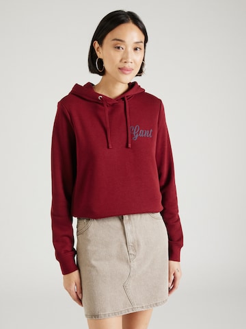 GANT Sweatshirt in Rood: voorkant