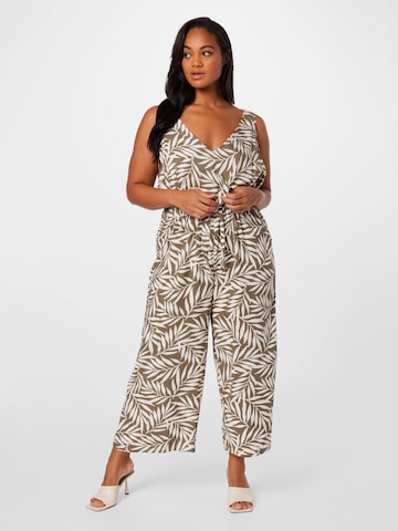 New Look Curves Jumpsuit i grøn: forside