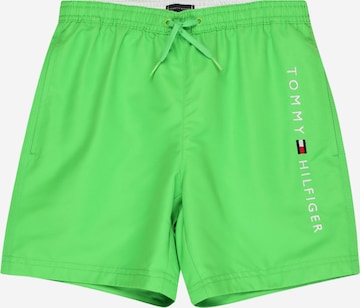 Tommy Hilfiger Underwear Badshorts i grön: framsida