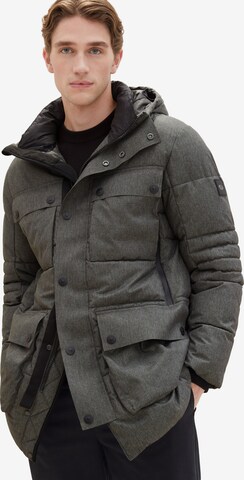 TOM TAILOR Winter Coat in Grey: front