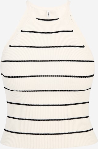 Only Petite Knitted Top 'GEMMA' in White: front