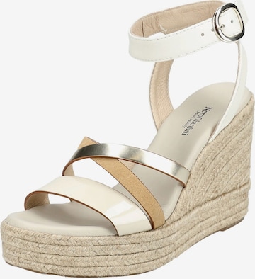 Nero Giardini Strap Sandals in Brown: front