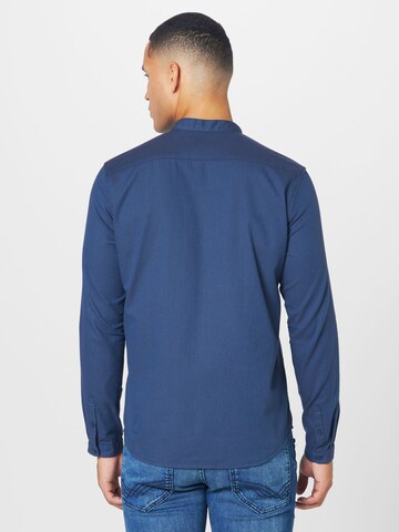 Coupe regular Chemise TOM TAILOR DENIM en bleu