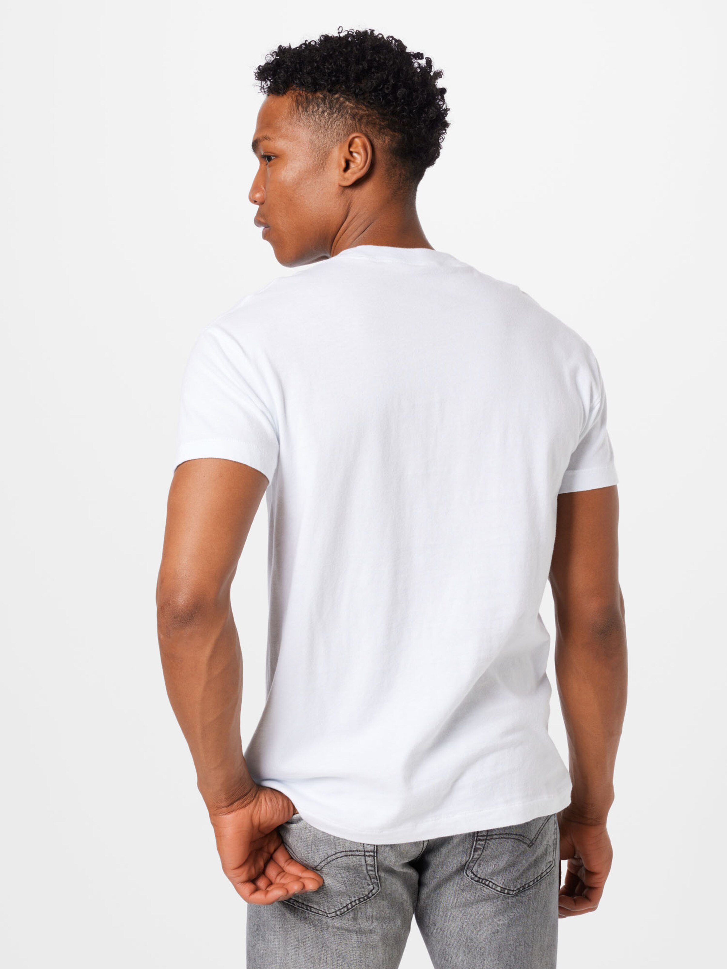 Männer Shirts Abercrombie & Fitch T-Shirt in Weiß - CX44914 Männer Shirts Abercrombie & Fitch T-Shirt in Weiß - CX44914
