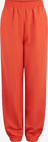 PIECES Tapered Pants 'Jylla' in Orange: front