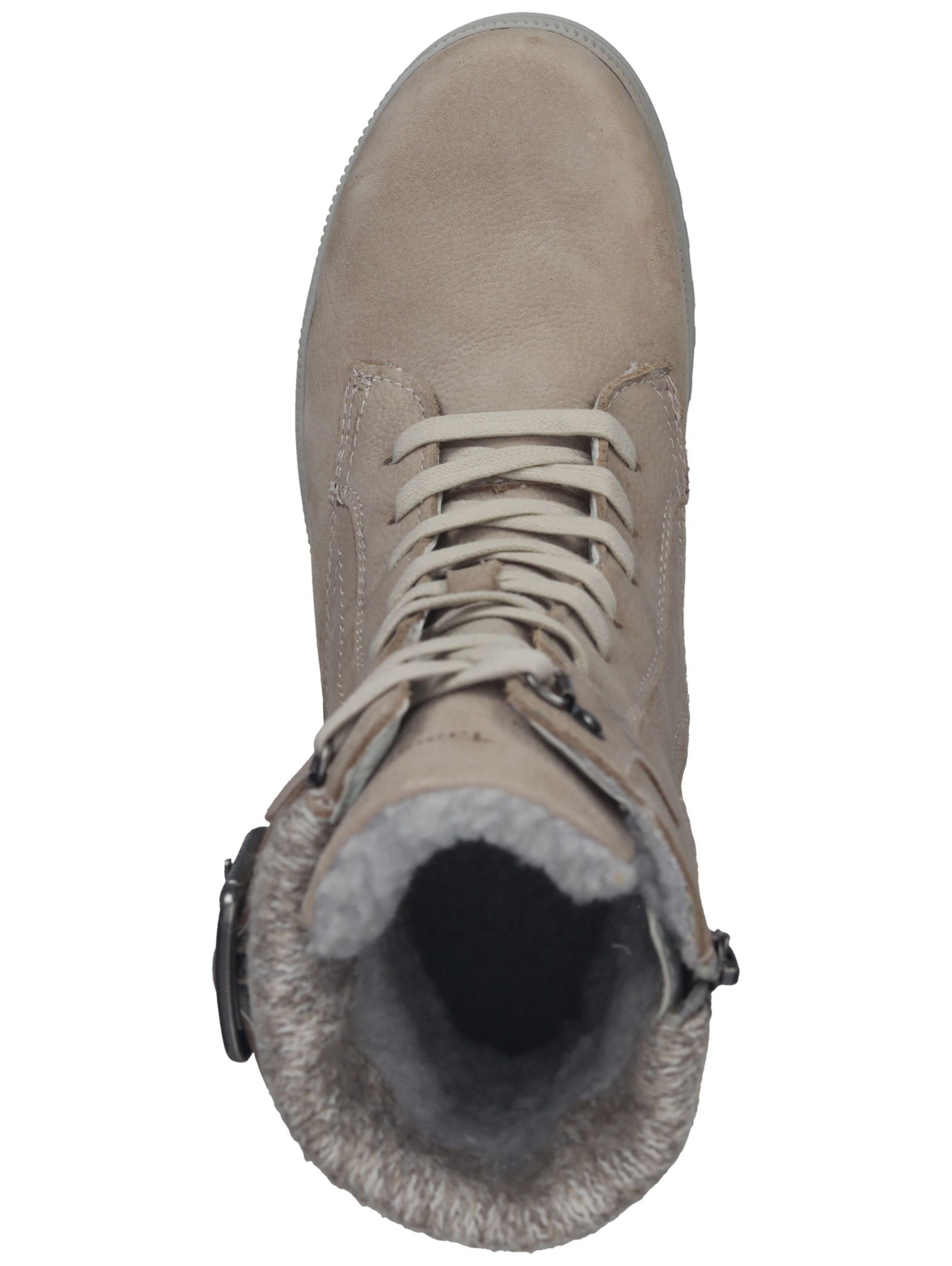 Bottines à lacets Tamaris en beige