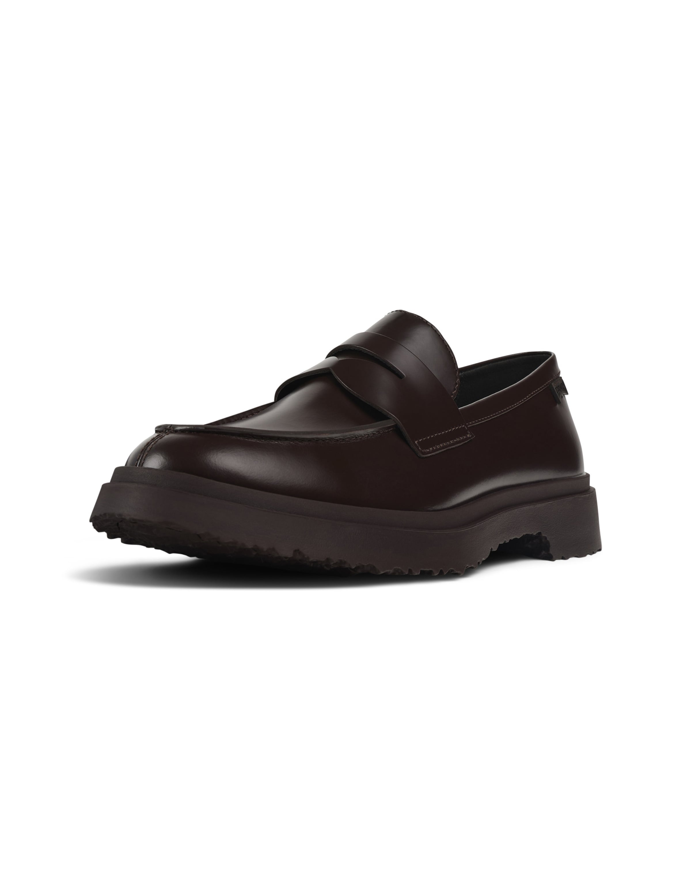 CAMPER Mocassins 'Walden Twins' in Bruin: voorkant
