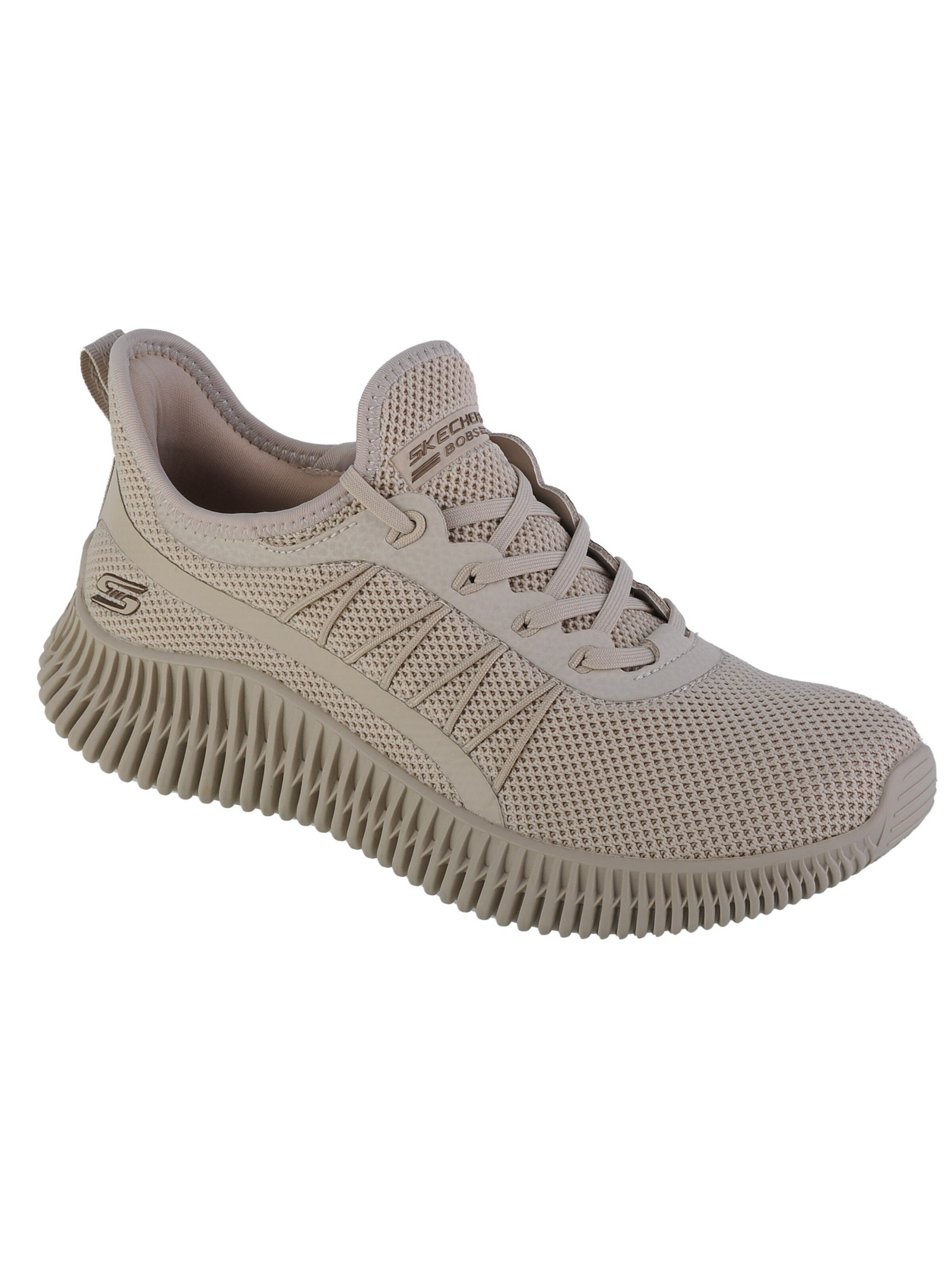SKECHERS Sneakers laag 'Bobs Geo-New Aesthetics' in Beige: voorkant