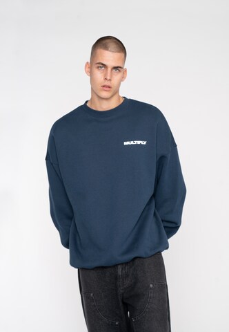 Multiply Apparel Μπλούζα φούτερ σε μπλε