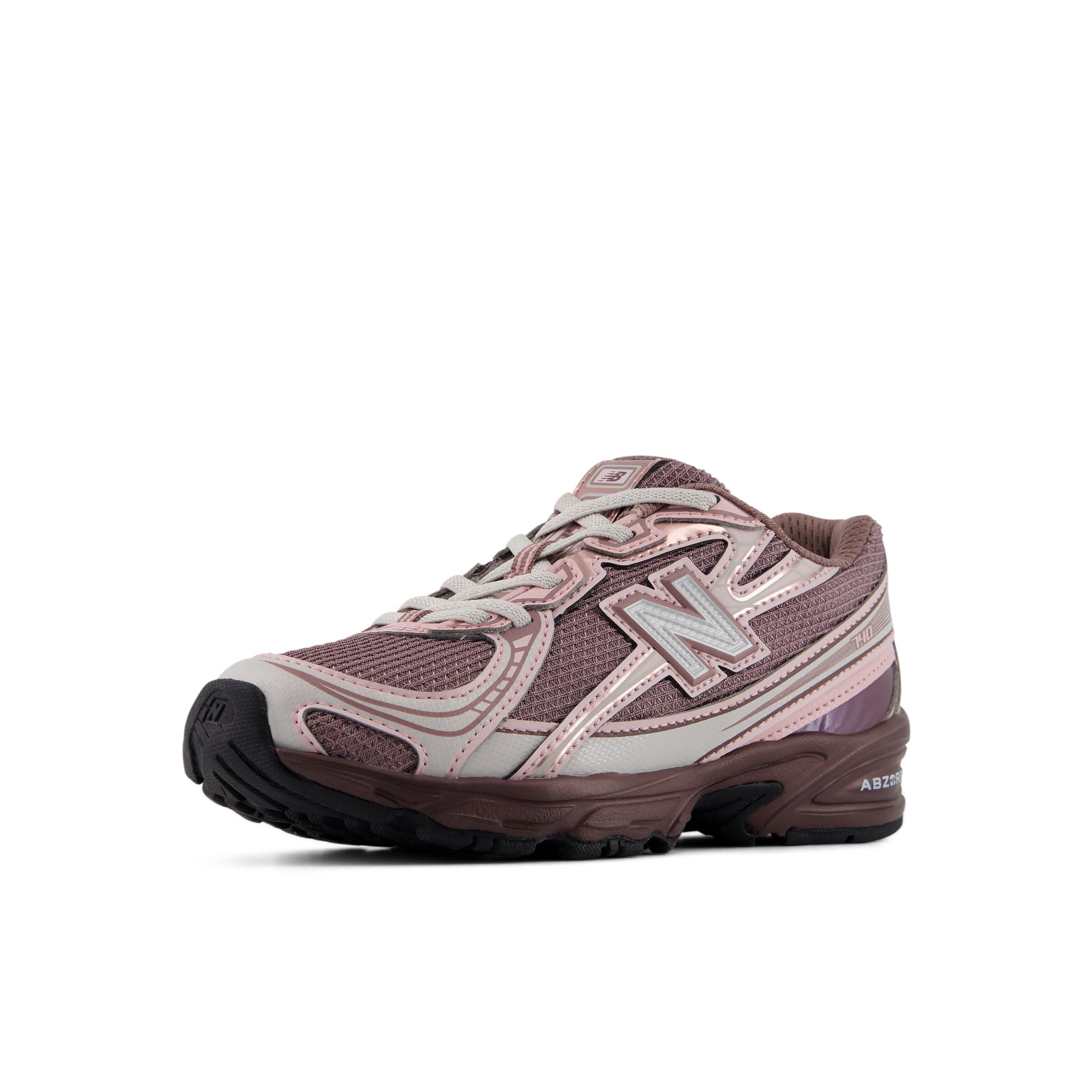 Baskets '740 Bungee Lace' new balance en rose : devant