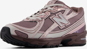 Baskets '740 Bungee Lace' new balance en rose : devant