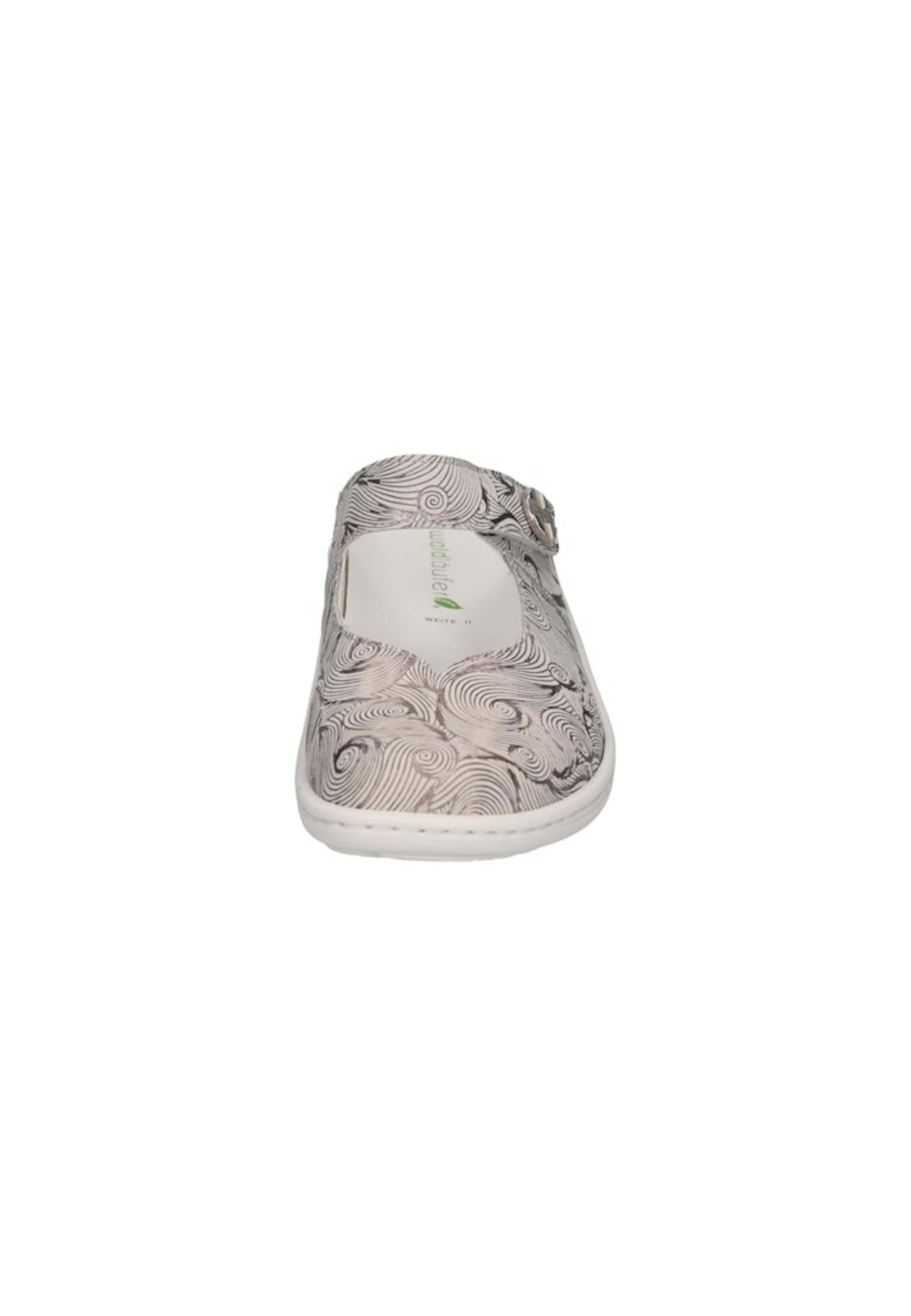 WALDLÄUFER Pantolette in Grau