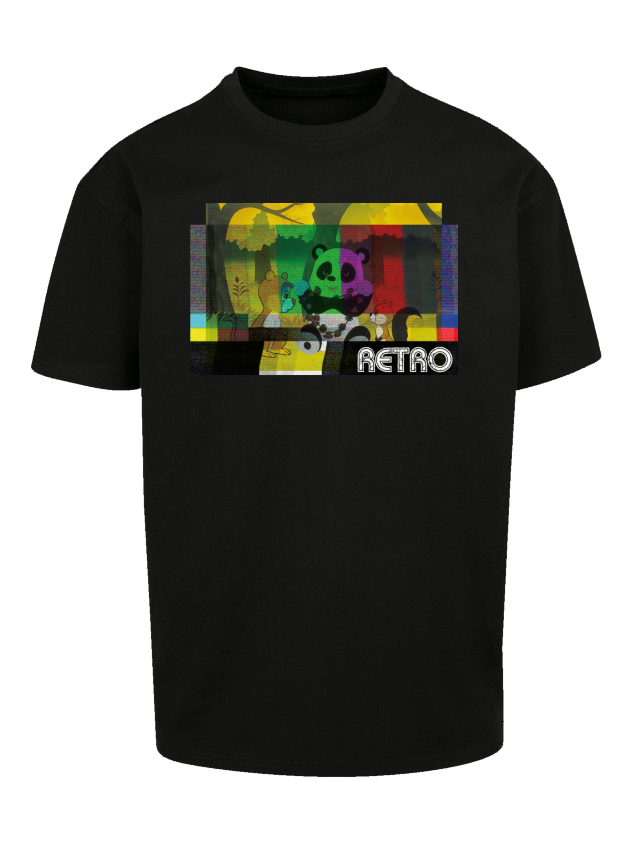 F4NT4STIC Shirt 'Heroes of Childhood Tao Tao Cassette' in Schwarz: Vorderseite