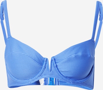 Hunkemöller T-Shirt Bikinitop 'Lagoon' in Blau: predná strana