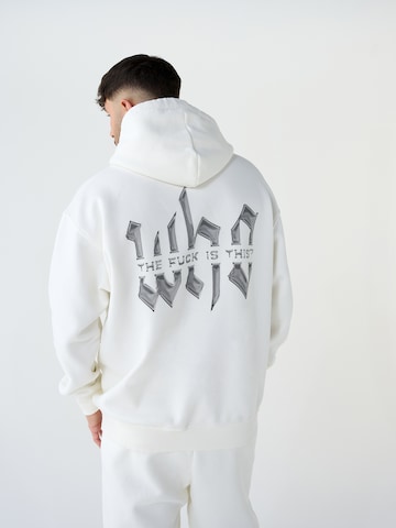 ABOUT YOU x Dardan - Sudadera 'Carlo' en blanco