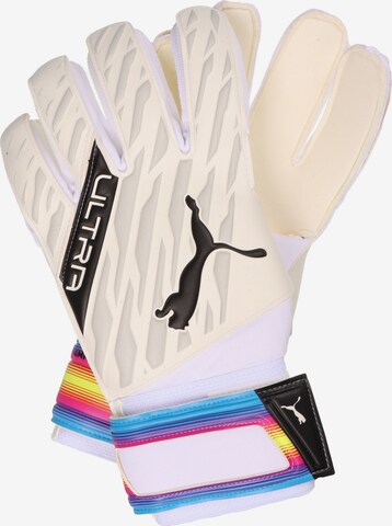 PUMA Athletic Gloves 'Ultra Grip 1 RC' in White: front