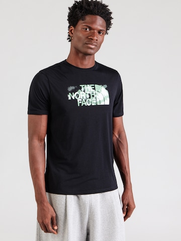 T-Shirt fonctionnel 'FOUNDATION' THE NORTH FACE en noir : devant