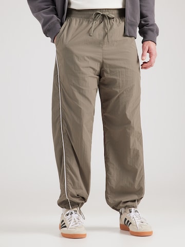 HOLLISTER Baggy Nohavice - Zelená: predná strana