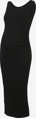 Vero Moda Maternity فستان 'KATH' بلون أسود: الأمام