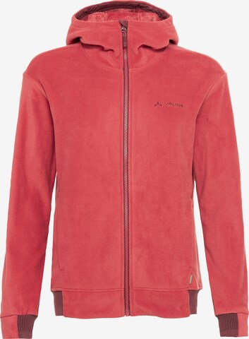 VAUDE Functionele fleece jas 'Neyland' in Rood: voorkant