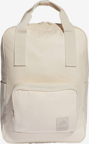 ADIDAS PERFORMANCE Sports Backpack 'Lounge Prime' in Beige: front