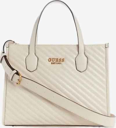 One Size dydžio Pirkinių krepšys 'Guess Cabas Silvana 2 Comp Tote Bone' iš GUESS, spalva – balta, Prekių apžvalga