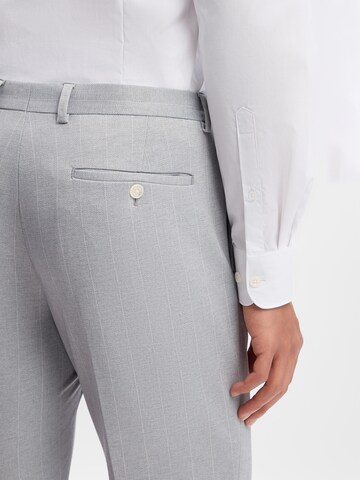 Finshley & Harding London Slimfit Pantalon in Grijs