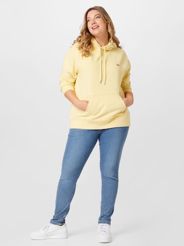 Levi's® Plus Majica 'Standard Hoodie' | rumena barva