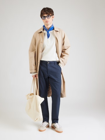 INDICODE JEANS Tapered Chino trousers 'Lysin' in Blue