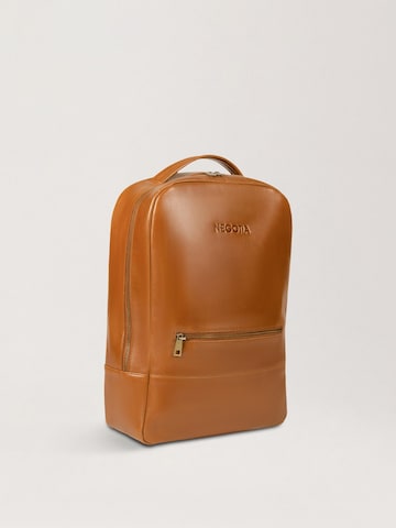 NEGOTIA Leather Backpack 'Averon' in Brown