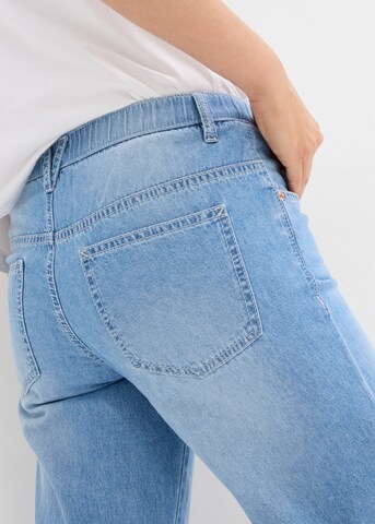 bonprix Wide leg Jeans in Blue