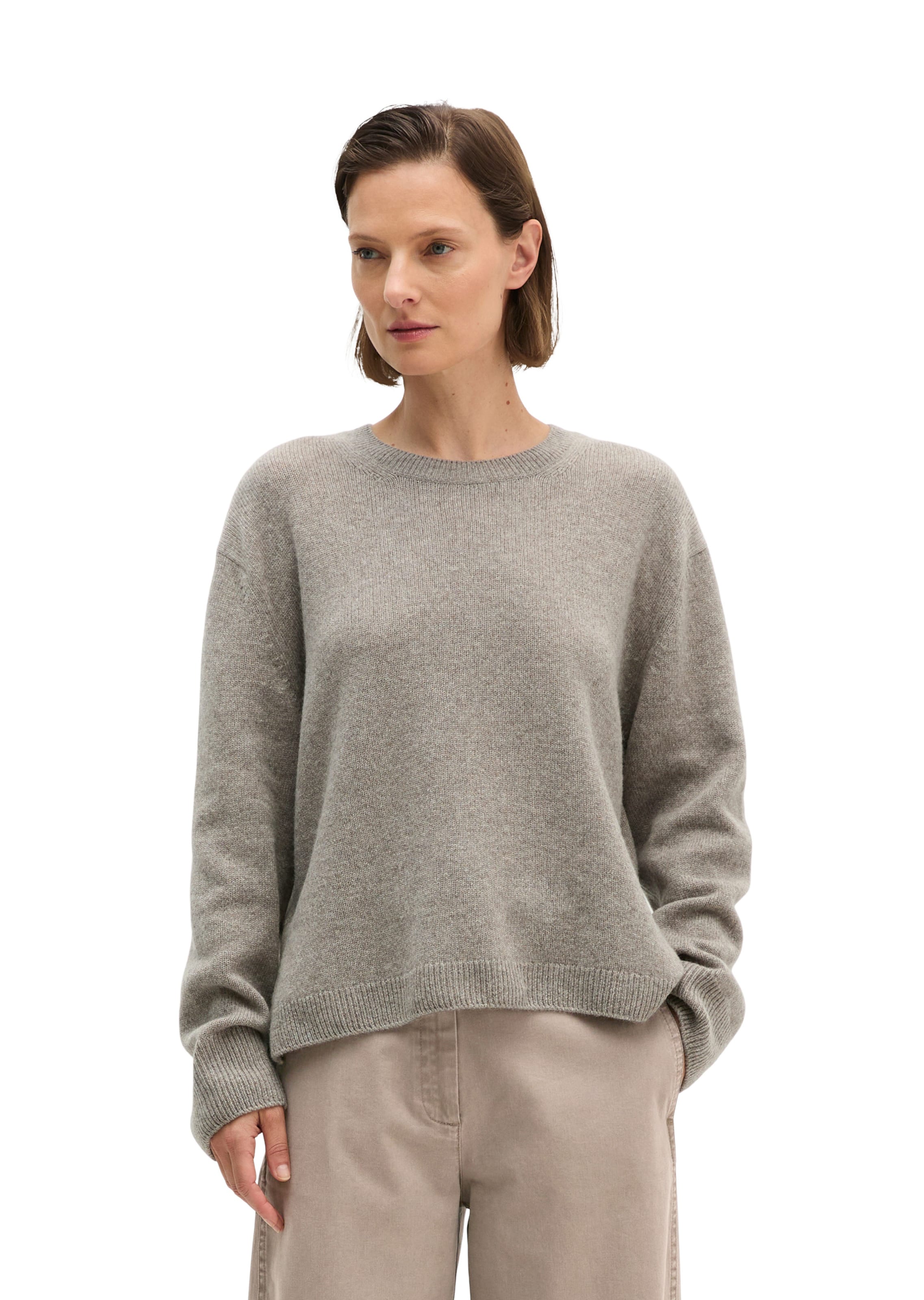 Pull-over Marc O'Polo en beige : devant