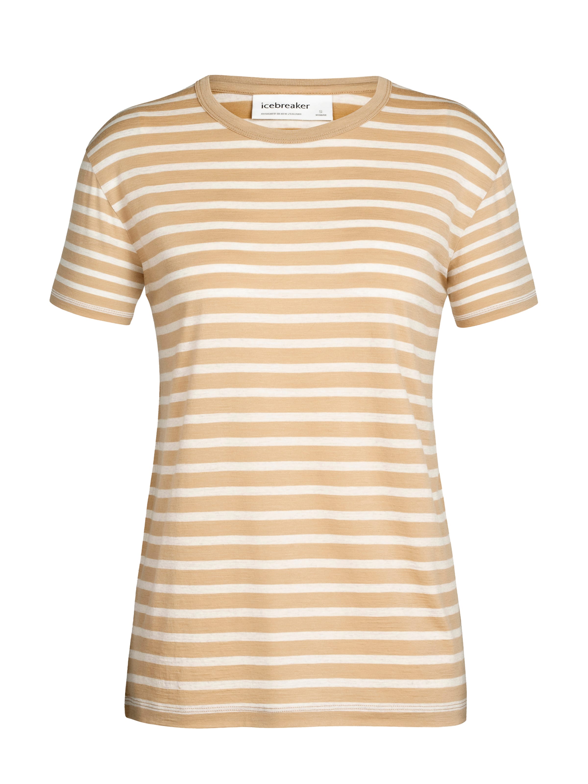 Tricou funcțional 'Granary' de la ICEBREAKER pe bej: față