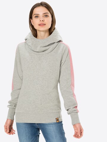 Sweat-shirt 'Cute but Psycho' Fli Papigu en gris : devant