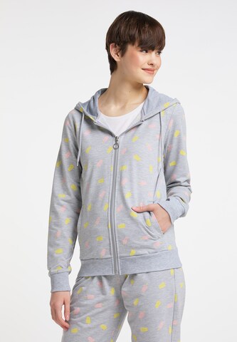 MYMO Sweatjacke 'Nolie' in Grau: Vorderseite