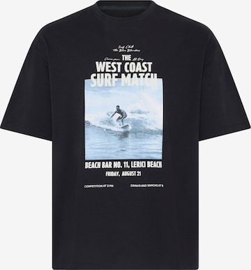 Tricou ' BHKyros' de la BLEND pe negru: față