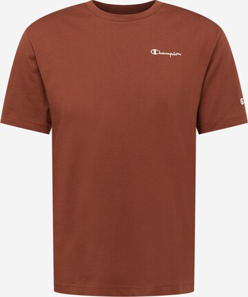 Champion Authentic Athletic Apparel Shirt in Brown: front