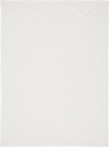 ALVI Baby Blanket in White: front