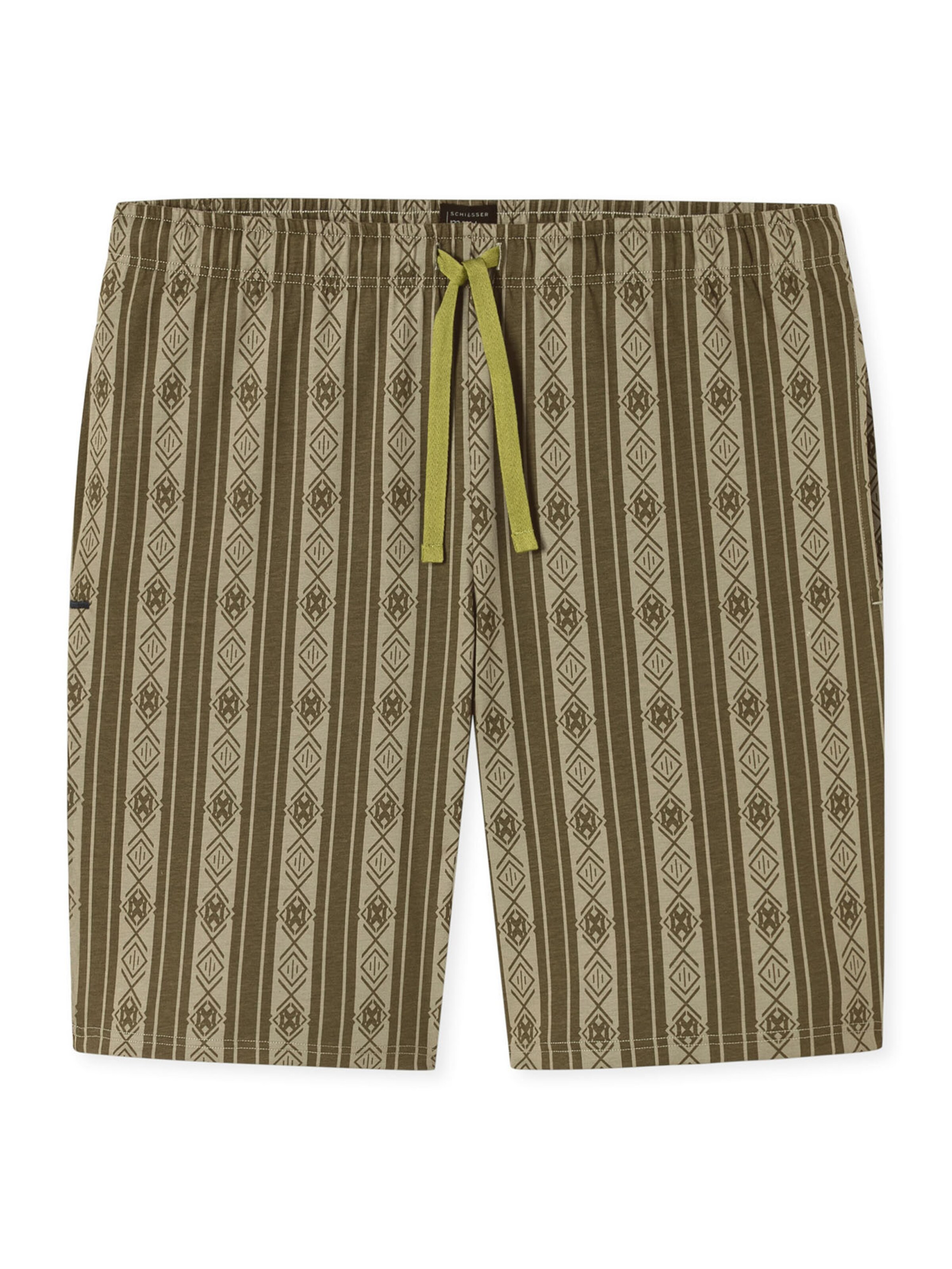 SCHIESSER Pajama pants ' Mix & Relax ' in Beige: front
