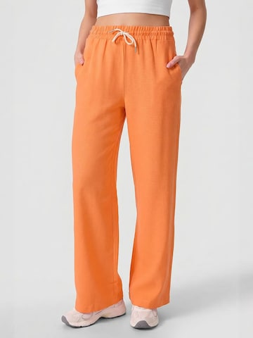 Wide Leg Pantalon Tommy Life en orange : devant