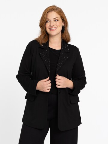 YOEK Blazer in Black: front
