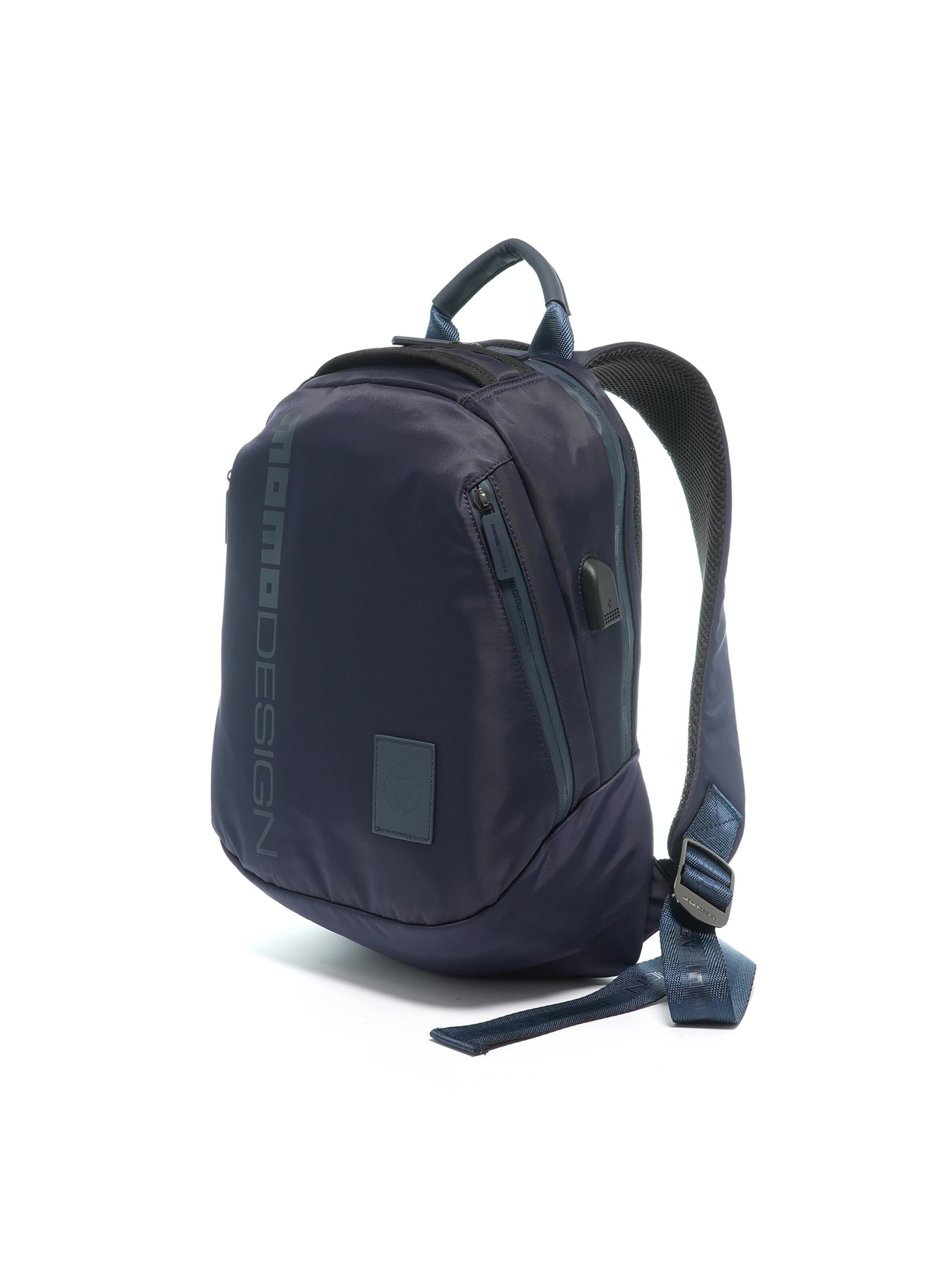 Zaino 'Zaino Momo Design Chiusura Zip Tasche Manico Nylon 29x36x16 cm' di Momo Design in blu