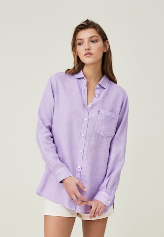 Lexington Blouse 'Isa' in Lila: voorkant