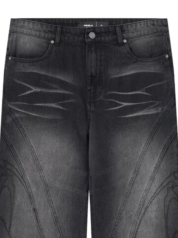 FAVELA Baggy Jeans in Black