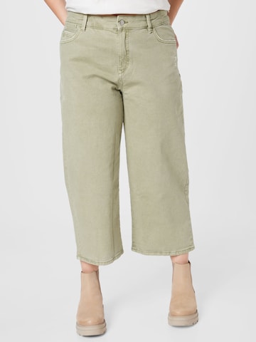 Esprit Curves Regular Jeans in Green: front