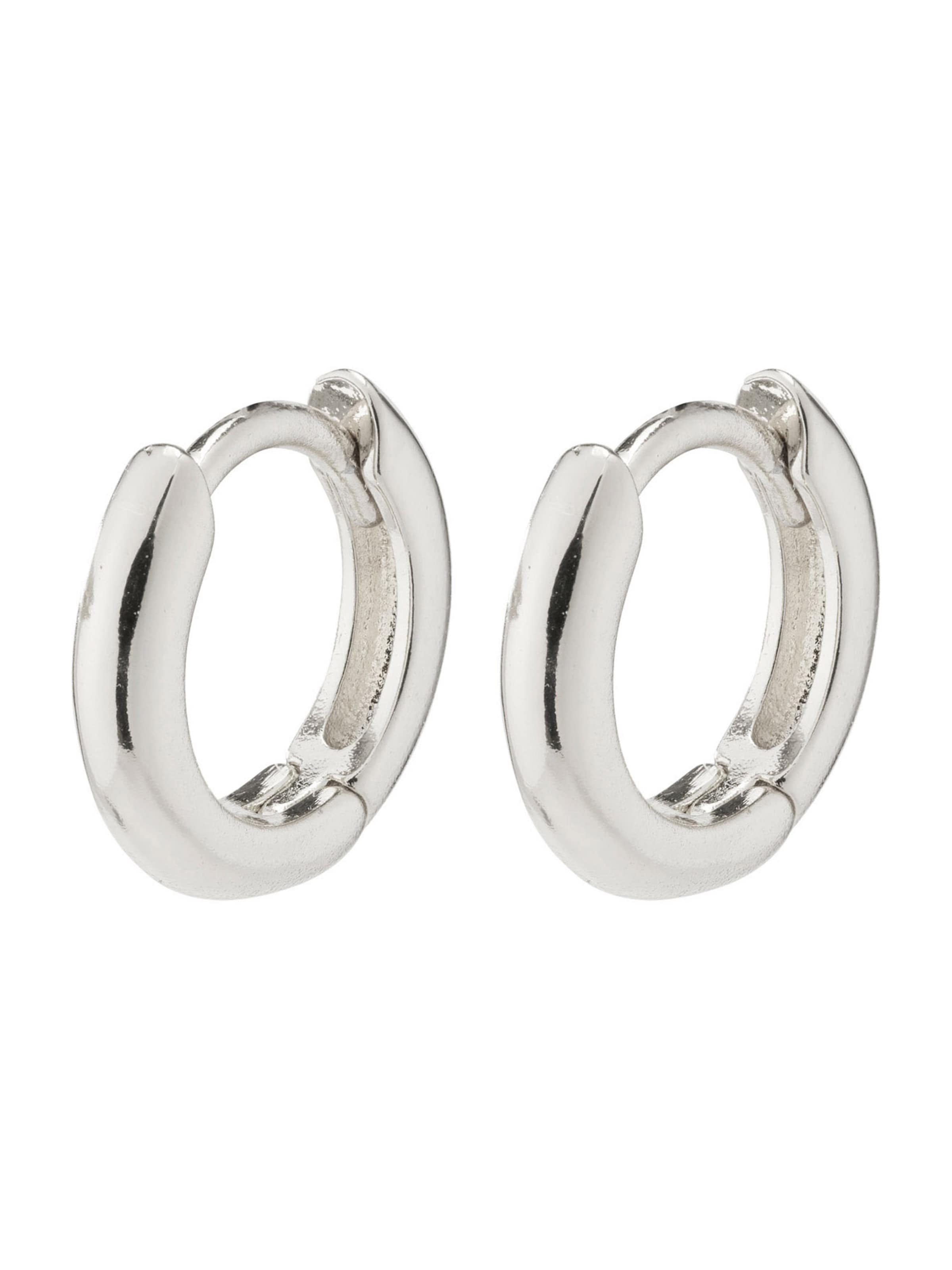 Pilgrim Серьги 'Tyra' в Серебристый: спереди